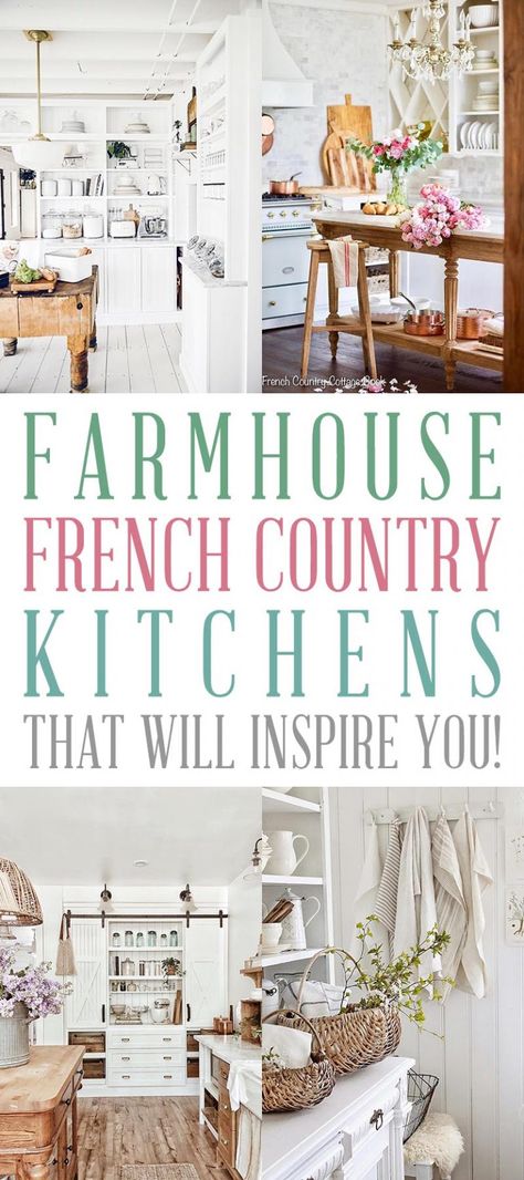 French Country Color Palette, French Country Kitchen Ideas, French Country Kitchen Designs, French Country Colors, French Country Rug, French Country Decorating Kitchen, Country Kitchen Ideas, Styl Shabby Chic, Modern French Country