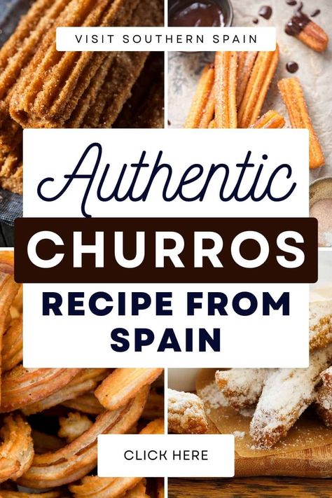 Are you looking for an Authentic Churros Recipe from Spain? There's nothing better than homemade churros with a delicious churro dipping sauce. This authentic Spanish churros recipe is a simple dessert yet a very famous one all over the world. The churro recipe is perfect because you can play with the flavors - Oreo churros, cinnamon churros, churros with ice cream, or the classic churros with chocolate sauce. You name it! #churros #spanishchurros #churrosconchocolate #authenticchurros Churros And Chocolate Sauce, Oreo Churros Recipe, Churos Chocolat Recipe, Churro Dipping Sauce, Recipe For Churros, Churros Recipes, Spanish Churros Recipe, Authentic Churros, Traditional Spanish Food