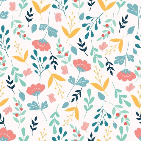 Summer Prints Pattern, Free Seamless Pattern, Small Flower Pattern, Flowers Texture, Floral Print Background, Surface Pattern Design Inspiration, Lotus Flower Mandala, Wreath Drawing, Pattern Design Inspiration