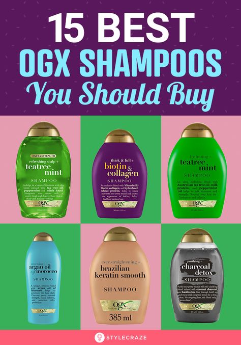 Best Ogx Hair Products, Best Ogx Shampoo, Ogx Hair, Ogx Shampoo, Cantu Hair Products, Ogx Hair Products, Vibrant Hair Color, Shampoos And Conditioners, Natural Hair Treatments