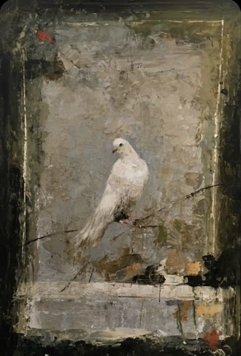 Have Inspiration, Seni Cat Air, Encaustic Art, 수채화 그림, Art Et Illustration, White Bird, Birds Painting, Bird Art, Animal Paintings