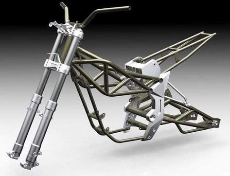 Motorcycle Frames Design, Chassis Design, Drukarka 3d, Diy Motorcycle, Electric Bike Bicycles, Motorcycle Frames, Motorbike Design, Car Frames, Bobber Motorcycle