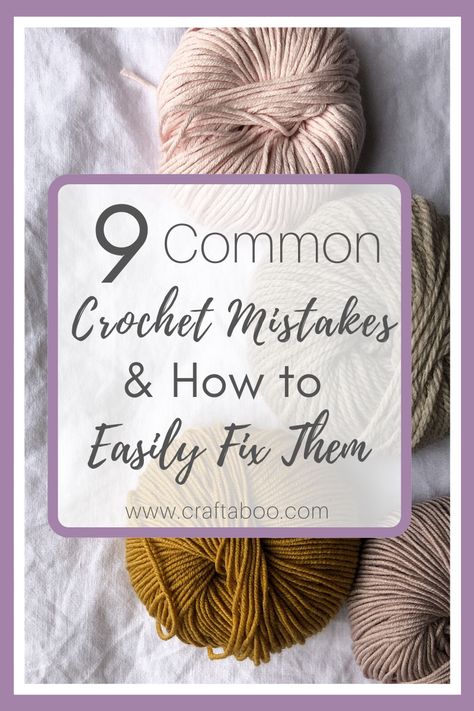 Have you ever struggled with these common beginner crochet mistakes? Come check out how you can easily correct them to get the perfect project every time! #crochettutirial #crochetmistakes #beginnercrochet #crochetblog How To Fix Crochet Mistakes, Crochet Troubleshooting, Beginning Crochet Projects, Crochet Mistakes, Cottage Crochet, Beginning Crochet, Crochet Beginner, Embroidery Quilting, Stitching Embroidery