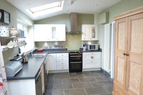 Overtly Olive, Olive Kitchen, White Units, Kitchen Plans, Colour Schemes, Ivory White, Kitchen Ideas, Entrance, Kitchen Cabinets