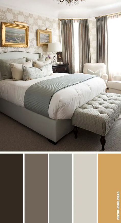 Tranquil Bedroom Ideas, Bedroom Color Schemes Relaxing, Soothing Bedroom Colors, Agreeable Grey, Calming Bedroom Colors, Beige Bedroom Decor, Bedroom Paint Colors Master, Soothing Bedroom, Beautiful Bedroom Colors