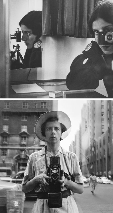 Mirror self portraits from the early days of photography (aka the first selfies!) Vivian Maier Street Photographer, Vivian Mayer, Best Street Photographers, Photographer Self Portrait, Martin Munkacsi, Exposition Photo, Diane Arbus, Vivian Maier, New York Museums