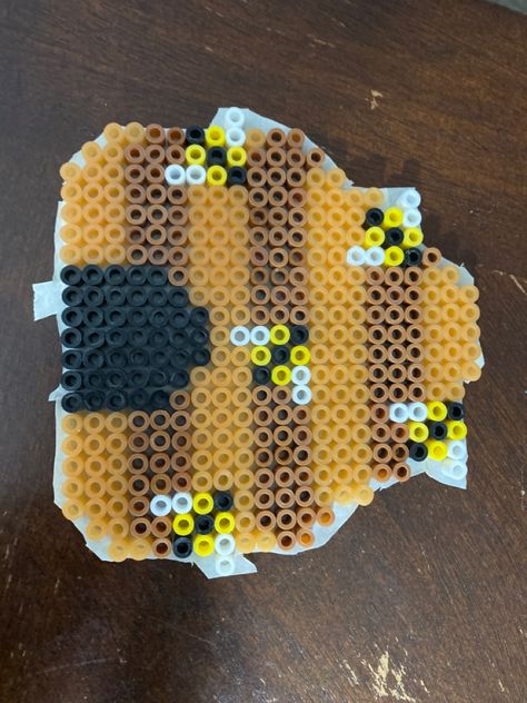 Perler Bead Bee Pattern, Bee Perler Beads, Perler Bead Patterns Bee, Farm Animal Perler Bead Patterns, Perler Beads Bee, Bee Perler Bead Pattern, Bumble Bee Perler Bead Pattern, Minecraft Bee Perler Beads, Minecraft Bee Perler Beads 3d