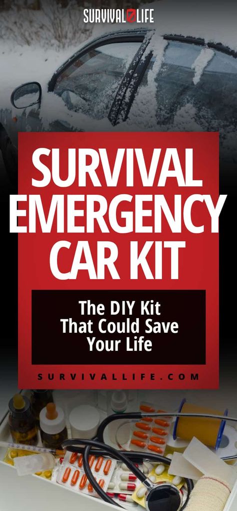 Survival Emergency Car Kit | The DIY Kit That Could Save Your Life Car First Aid Kit, Car Camping Checklist, Emergency Car Kit, Car Survival, Shtf Preparedness, Car Emergency Kit, Emergency Survival Kit, Winter Survival, Camping Guide