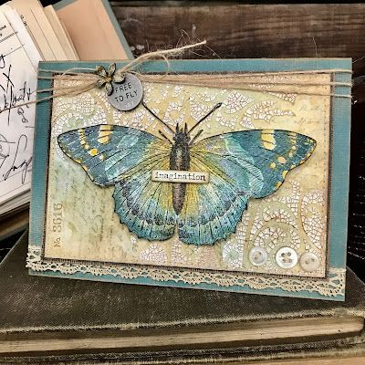 Tim Holtz Tutorials, Timmy Time, Tags Ideas, Tim Holtz Crafts, Tim Holtz Stamps, Art And Craft Ideas, Aesthetic Diy, Tim Holtz Cards, Quick Cards