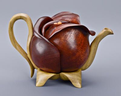 Teapots Unique, Cuppa Tea, Pottery Teapots, Ceramic Teapot, Teapots And Cups, Wood Carvings, Chocolate Pots, Natural Forms, Tea Kettle