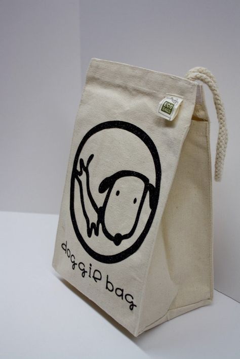 Upcycle Dog Food Bags, Pet Food Bags Upcycle, Dog Bags Travel, Eco-friendly Rectangular Lunch Bag, Canvas Lunch Bag, Dog Tote Bag, Dog Bag, Eco Bag, Lunch Bag