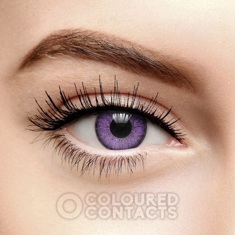 Violet Two Tone Colored Contact Lenses (90 Day) Witch Eyes, Prescription Contact Lenses, Natural Contact Lenses, Air Optix, Change Your Eye Color, Prescription Colored Contacts, Eye Contacts, Eye Lenses, Soft Contact Lenses