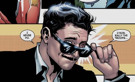 Anthony Stark, Tony Stark Comic, Iron Man Comic, Superhero Names, Iron Man Tony Stark, Dr Strange, Marvel 3, Comic Panels, Robert Downey Jr