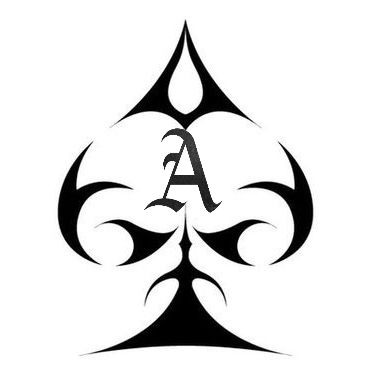 Aces Of Spades Tattoo, Spade Tattoo Men, Tattoo Ideas Ace Of Spades, Ace If Spade Tattoo, Ace Spades Design, A Spade Tattoo, A Of Spades Tattoo, Ace Spades Tattoo, Ace Of Spades Design