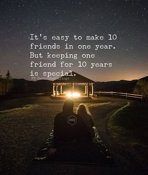 It's easy to make 10 friends in one year. But keeping one friend for 10 years is special.  #quotes #sayings #proverbs #thoughtoftheday #quoteoftheday #motivational Friendship Funny Quotes, 10 Years Of Friendship, Extraordinary Quotes, Friendship Funny, Friend Drawings, Friendship Quote, Best Friend Drawings, Make 10, One Friend