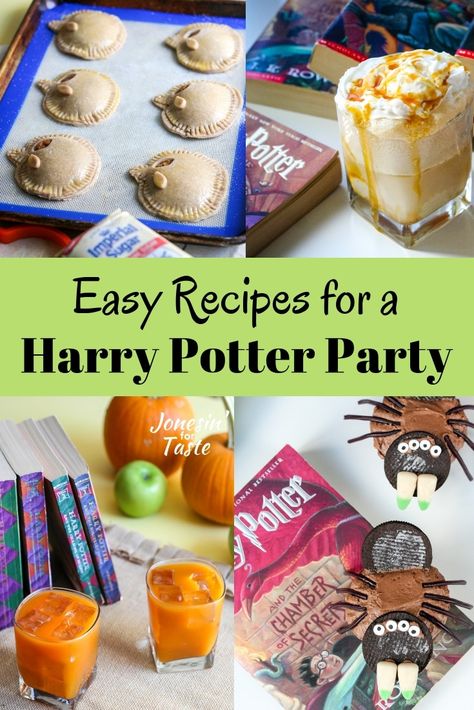 Harry Potter Themed Food, Harry Potter Food Ideas, Harry Potter Dinner, Harry Potter Treats, Harry Potter Snacks, Birthday Party Food Ideas, Harry Potter Parties Food, Harry Potter Movie Night, Harry Potter Theme Birthday