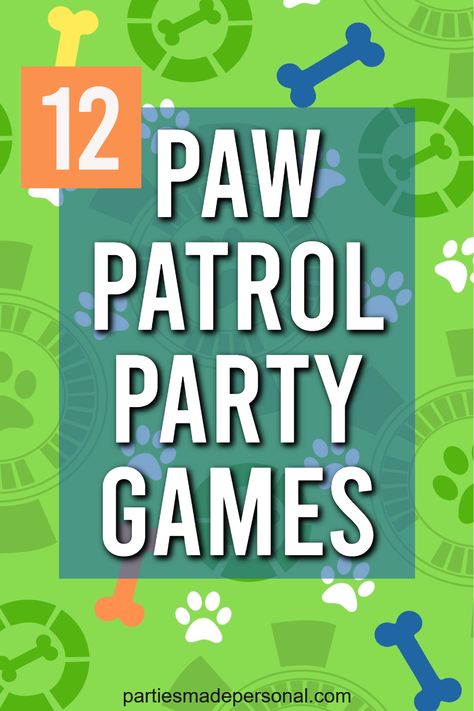 Easy Paw Patrol party games including Paw Patrol treasure hunt ideas and Pin the Tail on Paw Patrol and lots more. For more fun party themes visit Parties Made Personal #pawpatrol #pawpatrolparty #pawpatrolbirthday Paw Patrol 3 Birthday, Paw Patrol Party Games Activities, Paw Patrol Games Birthdays, Paw Patrol Birthday Party Games, Paw Patrol Birthday Games, Paw Patrol Names, Paw Patrol Party Games, Paw Patrol Pinata, Paw Patrol Games