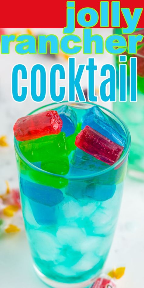 Jolly Rancher Cocktail, Raspberry Vodka Drinks, Jolly Rancher Drink, Jolly Rancher Vodka, Fruity Shots, Fruity Drink Recipes, Vodka Mixed Drinks, Martini Recipes Vodka, Raspberry Drink