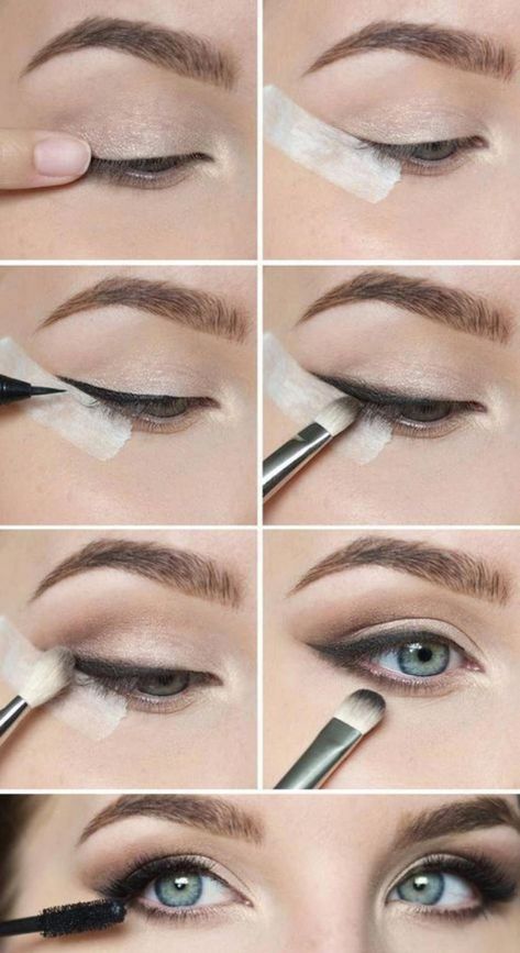 Makeup Tutorial Step By Step, Graduation Makeup, Eyeliner Styles, Beauty Make-up, Makijaż Smokey Eye, Trendy Makeup, Eyeliner Looks, Eyeliner Tutorial, Eye Makeup Tips