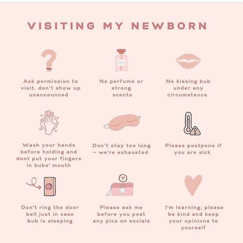 Newborn Boundaries List, Newborn Boundaries, Newborn Rules For Family, Baby Boundaries, Newborn Baby Hospital, Baby Routine, Not Your Baby, Baby Information, Newborn Baby Tips