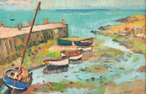 Scottish Colourists, Like A Rolling Stone, Maritime Art, Scottish Art, Scottish Artists, Plein Air Paintings, High Art, Art Club, Posters And Prints