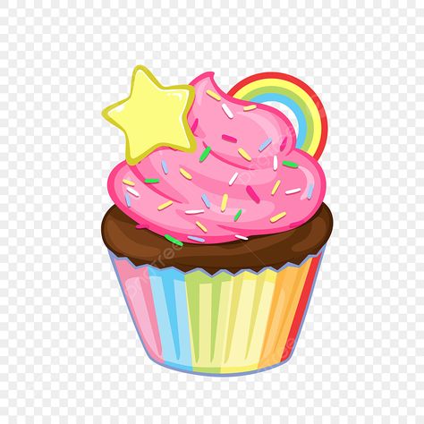 Chocolate Vector, Pastel Png, Cupcake Png, Star Wars Cupcakes, Candyland Cake, Rainbow Cupcake, Cupcake Clipart, Cupcake Vector, Rainbow Ice Cream