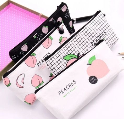 Pencil Cases For Girls, School Pencil Case, Cute School Stationary, Kawaii School Supplies, School Tool, Cool School Supplies, School Pencils, Diy School Supplies, Stationary School