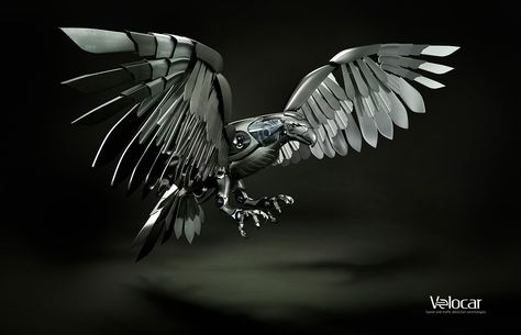 Robot Bird Art, Cyberpunk Forest, Wings Concept Art, Robot Wings, Animal Mech, Wings Concept, Robot Bird, Airship Art, Desert Festival