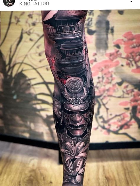 Japanese Tattoo Sleeve Samurai, Japanese Forearm Tattoo, Japanese Warrior Tattoo, Samurai Tattoo Sleeve, Japanese Leg Tattoo, Samurai Warrior Tattoo, Japanese Tattoos For Men, Tiger Tattoo Sleeve, Best Leg Tattoos