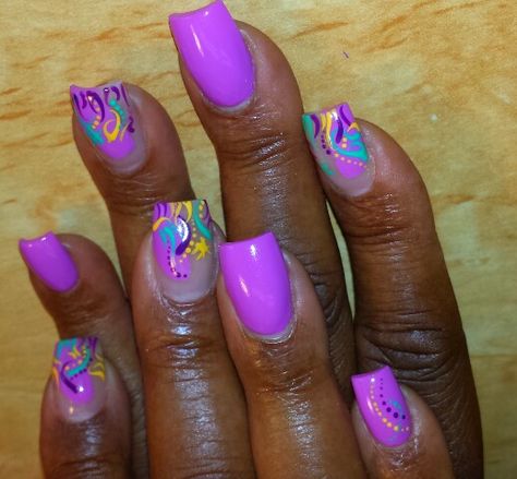 Native Nails, Fingernails Painted, Abstract Nail, Purple Nail Art, Fancy Nails Designs, Purple Nail, Dope Nail Designs, Short Acrylic, Acrylic Gel