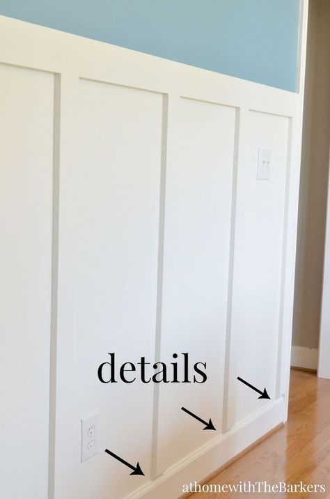 how to add board and batten to walls, diy, how to, wall decor, woodworking projects Room Feng Shui, Batten Wall, Board And Batten Wall, Dining Room Remodel, Wall Trim, Dining Lighting, Board And Batten, Wood Trim, Small Dining