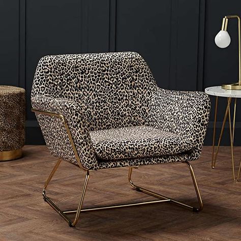 Leopard Print Chair, Animal Print Chair, Printed Accent Chairs, Print Armchair, Statement Chair, Luxury Arm Chair, Statement Chairs, Feature Chair, Love Chair