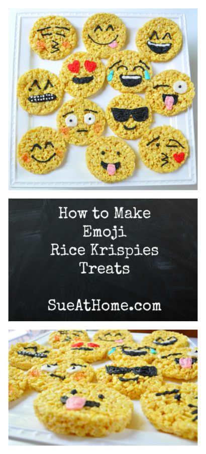 Daycare Snacks, Bday Treats, Grandchildren Activities, Make Emoji, Birthday Emoji, Emoji Food, Rice Treats, Emoji Cake, Emoji Birthday Party