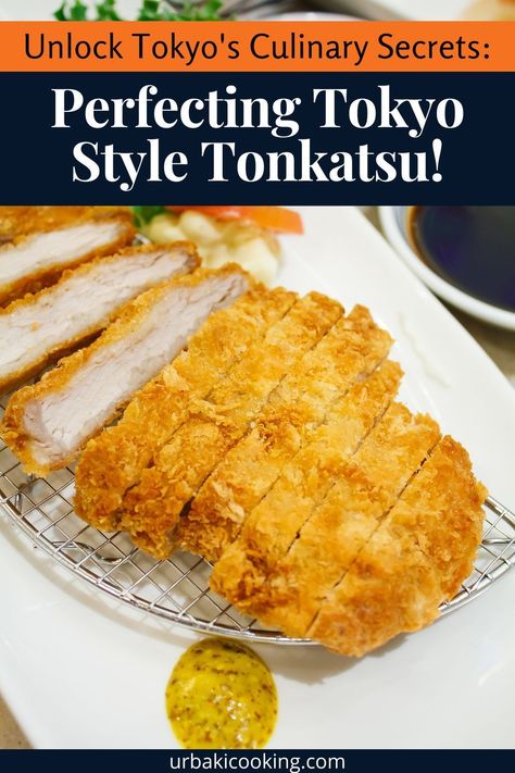 Learn the art of crafting authentic Tokyo-style tonkatsu at home. This guide covers every step, from selecting the right pork cut to achieving a crispy, golden panko crust. Discover expert tips for perfect frying and a flavorful dipping sauce that will elevate your dish. Whether you're a seasoned chef or a beginner in Japanese cuisine, this guide will help you make restaurant-quality tonkatsu in your own kitchen. Get ready for a culinary journey to Tokyo without leaving your home. Tokyo Recipes, Pork Tonkatsu Recipe, Tonkatsu Recipe, Tonkatsu Pork, Pork Tonkatsu, Cooking Healthy Dinner, Tokyo Style, Tonkatsu Sauce, Pork Cutlet