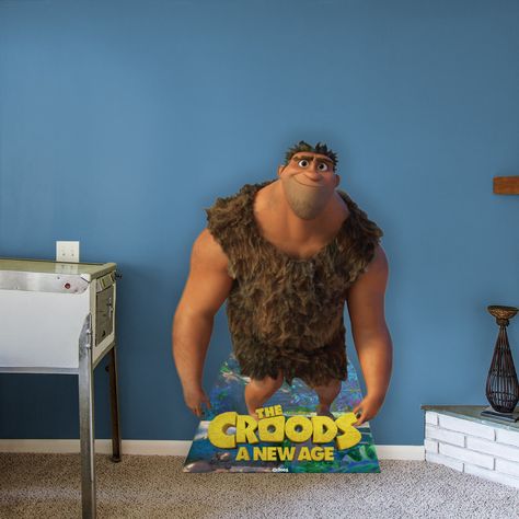 Features: Printed on heavy duty foam core. Self-standing support system. Details: Indoor/Outdoor use. Not meant for your wall. Made in USA. | The Croods 2: Grug Life-Size Cutout - NBC Universal Stand Out 44"W x 67"H Croods Characters, Grug Crood Funny, Guy Croods, Croods A New Age, The Croods, Life Size Cutouts, The Croods Memes, Random Crafts, Classic Ford Trucks