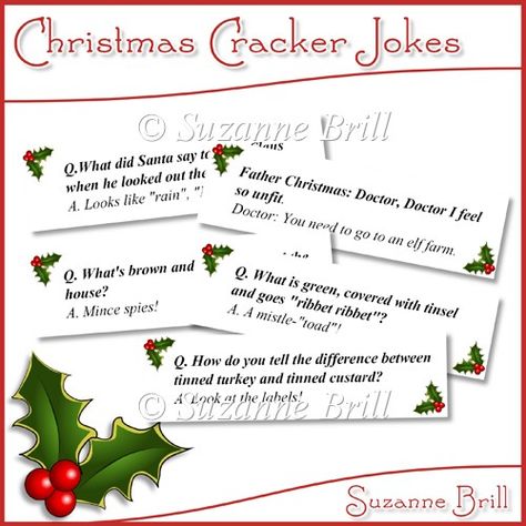 Free christmas cracker Jokes Christmas Cracker Jokes, Cracker Jokes, Free Christmas Crafts, Christmas Riddles, Christmas Cracker, Cracker Jacks, Positive Mental Health, Holiday Printables, Christmas Crackers