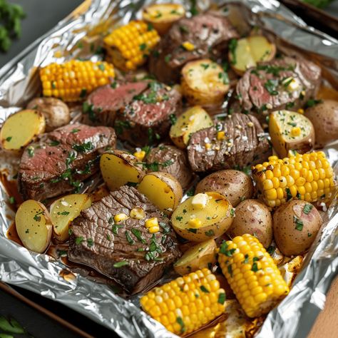 You searched for Steak and Potato Foil Packets - Recipes, Tasks & Tools Steak Packets In Oven, Steak Potatoes Foil Pack In Oven, Steak Pockets, Foil Packets For The Oven, Broke Meals, Potato Foil Packets, Steak Foil Packets, Hobo Dinner, Foil Meals