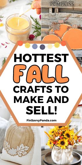 10 Fall Crafts to Make and Sell for Profit - FinSavvy Panda Fall Crafts To Sell, Fall Crafts To Make, Easy Diy Fall Crafts, Diy Fall Crafts, Fall Craft Fairs, Fall Crafts For Adults, Halloween Crafts To Sell, Profitable Crafts, Easy Crafts To Sell