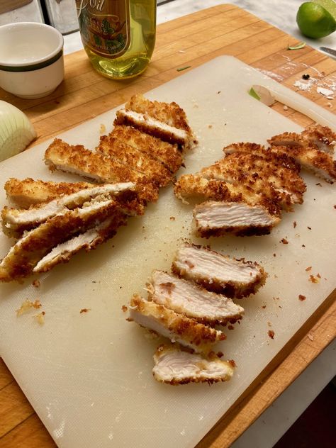 https://cupofjo.com/2021/02/five-things-to-do-with-a-chicken-cutlet/amp/ Bread Cutlet, Leftover Chicken Breast, Chicken Cutlet Recipes, Breaded Chicken Cutlets, Chicken Cutlet, Leftover Bread, Cup Of Jo, Fish Sandwich, A Simple Life