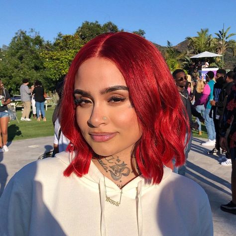 Burgundy Red Hair, Red Hair With Blonde Highlights, Straight Lace Front Wig, Red Blonde Hair, Red Hair Inspo, Airbrush Designs, Dyed Red Hair, Bright Red Hair, Short Human Hair Wigs