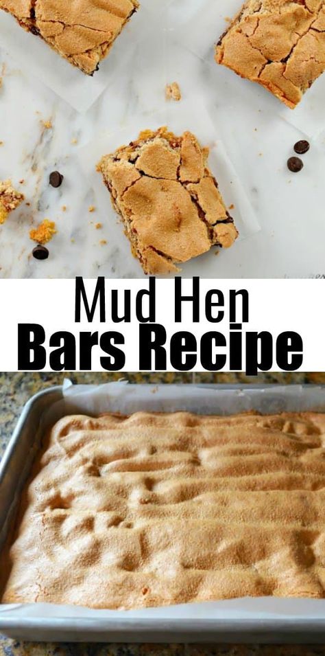 Mud Hen Bars, Brown Sugar Meringue, Chocolate Chip Cookie Brownies, Healthy Christmas Recipes, Cookie Recipes From Scratch, Pumpkin Cheesecake Recipes, Pumpkin Recipes Easy, Sweet Treats Desserts, Dessert Bar Recipe