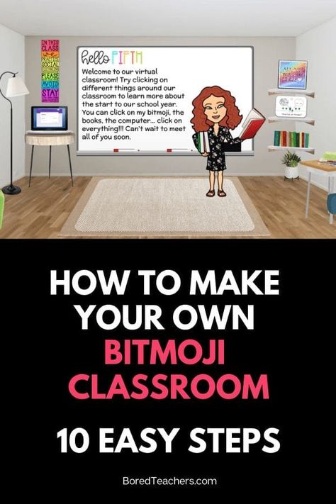 Bitmoji Classroom, Digital Learning Classroom, Bored Teachers, Teaching Technology, Virtual School, Online Classroom, Tech School, Middle School Classroom, Technology Integration