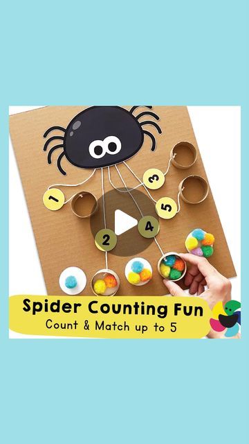 Chana Favors on Instagram: "The Spider Counting Fun Printable is here! 🕷️✨ 

This exciting and interactive game helps kids visualize numbers and counting with a fun spider theme. Perfect for young learners, it enhances counting skills and fine motor abilities. 

Visit our store to grab your instant download now! Link in Bio.🛒🎉

☰What you‘ll need:

* Chanafavors Printables
* Cardboard
* Toilet Paper Rolls
* String
* Adhesive Tape
* Scissors / Glue
* Pom Pom Balls

🌈 Shop for Printable PDF Files 🖨
Chanafavors.etsy.com 
(Click our profile for live link)

❤️ Like,  Share, and Save for future inspiration.

🌟Follow @chanafavors for fresh ideas every week!  #ChanaFavors

.
.
.
.
.
.

#kidsactivities #funactivitiesforkids #toddleractivity #toddlerplay #toddleractivities #montessoriactivity # Spider Games For Kids, Cardboard Toilet, Spider Theme, Pom Pom Balls, Future Inspiration, Number Game, Baby Learning Activities, Toilet Paper Rolls, Hand Crafts For Kids