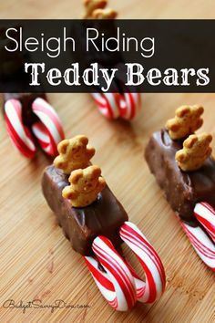 Christmas Treats To Make, Bear Recipes, Xmas Treats, Christmas Desserts Easy, Easy Christmas Treats, Make 10, Candy Cane Christmas, Xmas Food, Christmas Cooking