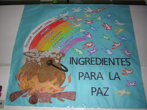 CEIP Las Granjas - DÍA DE LA PAZ 13-14 Peace Crafts, Peace Education, Early Childhood Classrooms, English Classroom, Preschool Learning Activities, Teaching Spanish, Preschool Learning, School Activities, Early Childhood