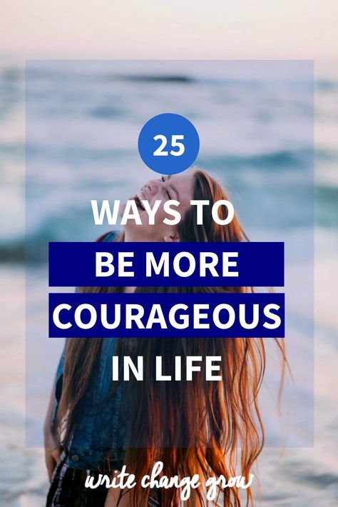 Courage comes in all shapes and forms and means different things to different people. Read 25 Ways to Be More Courageous in Life. #courage #becourgeous #brave How To Believe, Shapes And Forms, Building Self Esteem, Become Wealthy, Different People, Confidence Tips, Knowing Your Worth, Life Improvement, Successful Women