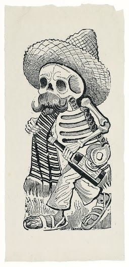 Calavera of Francisco I. Madero - José Guadalupe Posada | The Museum of Fine Arts, Houston Koch Tattoo, Mexican Artwork, Catrina Tattoo, Mexican Art Tattoos, Ballet Folklorico, Mexican Culture Art, Day Of The Dead Art, Aztec Tattoo, Mexican Skulls