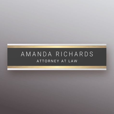 Office Door Name Plates, Golden Gradient, Office Name Plate, Corporate Gifts Business, Door Name Plates, Office Door Signs, Name Plate Design, Gifts Business, Desk Name