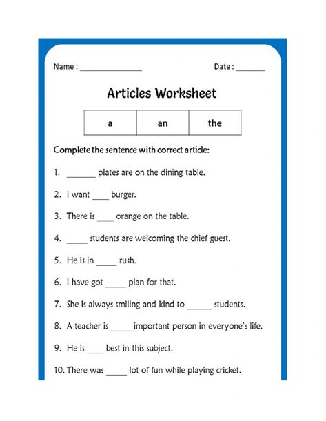 Articles online worksheet for Grade 2. You can do the exercises online or download the worksheet as pdf. Article Worksheet Grade 2, Articles For Grade 2, Articles Worksheet Grade 2, Paragraph Worksheets, Use Of Articles, Summative Test, Article Grammar, Worksheet For Class 2, Articles Worksheet