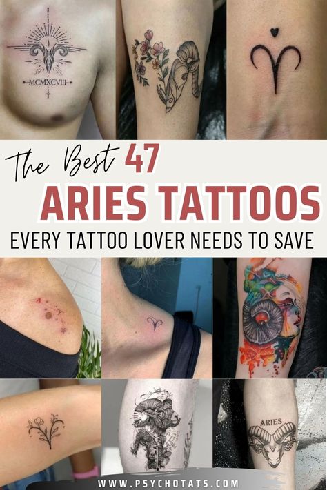 Aries Tattoos Fire Aries Tattoo, Small Aries Tattoo For Men, Tattoo Ideas Female Aries, Tattoo Zodiac Aries, Tattoo For Aries Women, Aries Symbol Tattoos For Women, Aries Tattoo Ideas For Men, Aries Butterfly Tattoo, Feminine Aries Tattoo